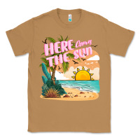 Toasted Coconut here comes the sun Classic Tee - JahusDesignShop