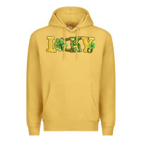 Antique Gold lucky horseshoe and four leaf clover Premium Hoodie - AdoDesignShop