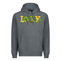 Rock lucky horseshoe and four leaf clover Premium Hoodie - AdoDesignShop