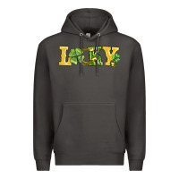 Smoke lucky horseshoe and four leaf clover Premium Hoodie - AdoDesignShop