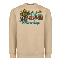 Mushroom a lot can happen in three days Heavyweight Sweatshirt - Zillion Design Studio