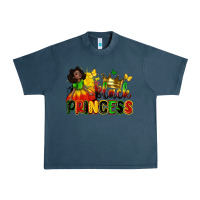 Midnight Navy Black princess juneteenth Urban Heavy Tee - Zillion Design Studio