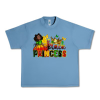 Pebble Blue Black princess juneteenth Urban Heavy Tee - Zillion Design Studio