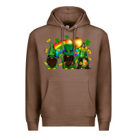 Chestnut St. Patrick's afro gnomies with rainbow Premium Hoodie - BundleAndBundleShop