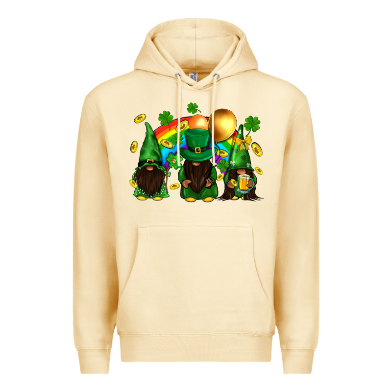 St. Patrick's Afro Gnomies With Rainbow Premium Hoodie by BundleAndBundleShop | Teevron