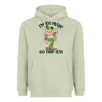 Matcha i'm too much go find less boujee frog Heavyweight Hoodie - MaliasSmallBusiness
