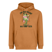 Meerkat i'm too much go find less boujee frog Heavyweight Hoodie - MaliasSmallBusiness