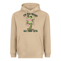 Mushroom i'm too much go find less boujee frog Heavyweight Hoodie - MaliasSmallBusiness