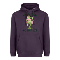 Plum i'm too much go find less boujee frog Heavyweight Hoodie - MaliasSmallBusiness