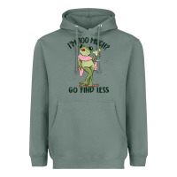 Sage i'm too much go find less boujee frog Heavyweight Hoodie - MaliasSmallBusiness