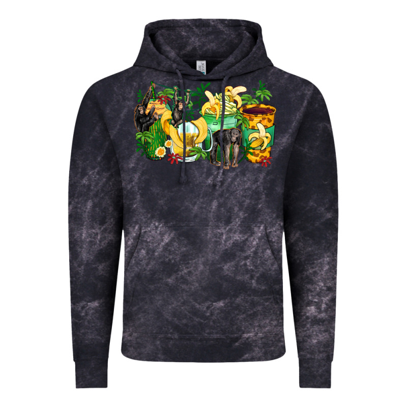 Monkey Coffee Cups Vintage Hoodie by Zillion Design Studio | Teevron