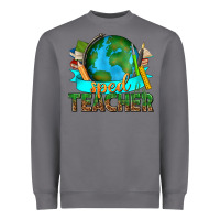 Storm sped teacher with earth globe Heavyweight Sweatshirt - texasbilliewilder