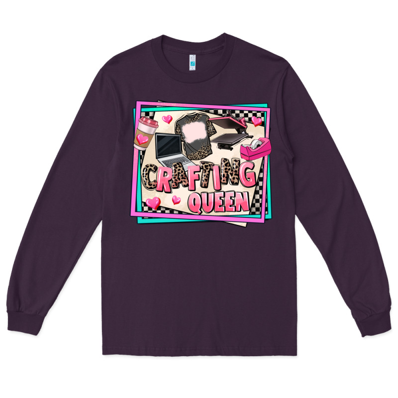 Crafting Queen Long Sleeve Tee by AdoDesignShop | Teevron