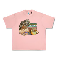 Salmon owl and books Urban Heavy Tee - BarkalooDesign