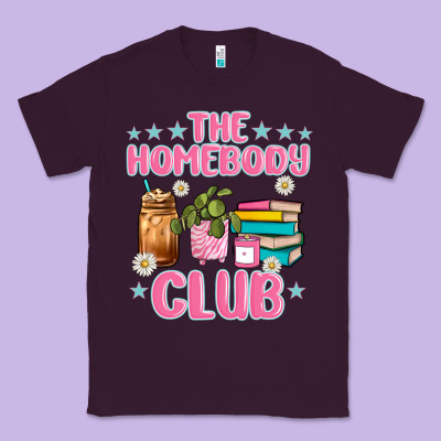The Homebody Club Classic Tee Designed By Jahusdesignshop