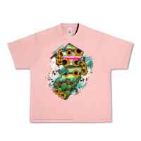 Salmon New jersey State Map Urban Heavy Tee - RanaPortraitStore