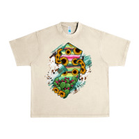 Sandshell New jersey State Map Urban Heavy Tee - RanaPortraitStore