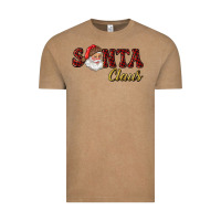 Vintage Coffee santa claus Vintage Tee - RanaPortraitStore