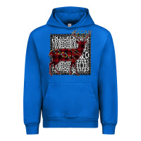 Cobalt Christmas Deer Urban Hoodie - Bettercallsaul