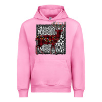 Fuchsia Pink Christmas Deer Urban Hoodie - Bettercallsaul