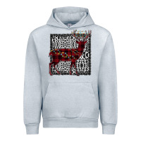 Heather Grey Christmas Deer Urban Hoodie - Bettercallsaul
