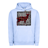 Pigment Grape Ice Christmas Deer Urban Hoodie - Bettercallsaul