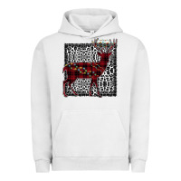 Pigment Lunar Rock Christmas Deer Urban Hoodie - Bettercallsaul