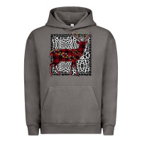 Pigment Tornado Christmas Deer Urban Hoodie - Bettercallsaul