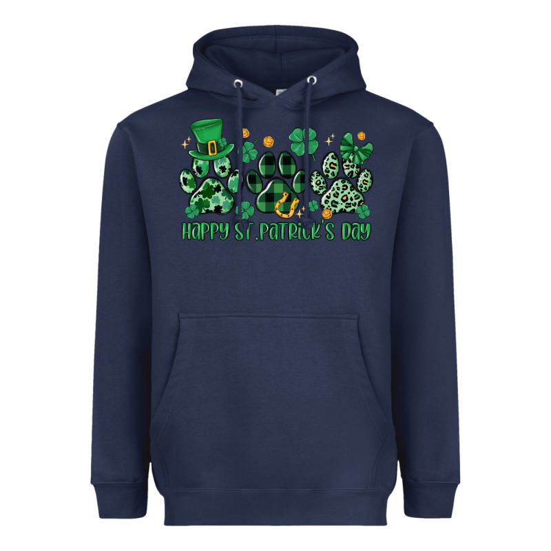 Happy St.patrick's Day Heavyweight Hoodie by MaliasSmallBusiness | Teevron