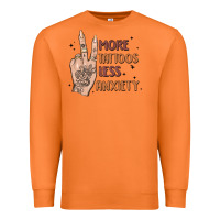 Carrot more tattoos less anxiety Premium Sweatshirt - MaliasSmallBusiness