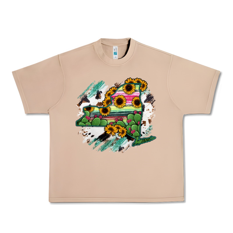 New York State Map Urban Heavy Tee by RanaPortraitStore | Teevron