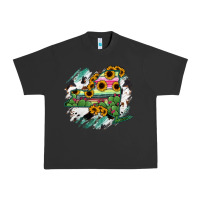 Pigment Black New York State Map Urban Heavy Tee - RanaPortraitStore
