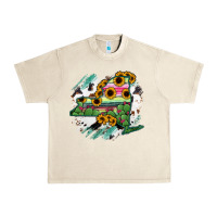 Sandshell New York State Map Urban Heavy Tee - RanaPortraitStore