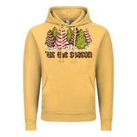 Vintage Mustard tis the season little debbie tree cakes Vintage Hoodie - JahusDesignShop