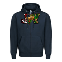 Navy joy with baby jesus ado Zipper Hoodie - AdoDesignShop