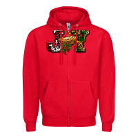 Red joy with baby jesus ado Zipper Hoodie - AdoDesignShop