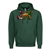 Sports Green joy with baby jesus ado Zipper Hoodie - AdoDesignShop