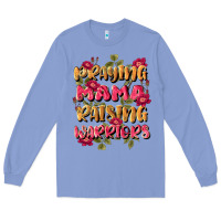 Colony Blue praying mama raising warriors Long Sleeve Tee - JahusDesignShop