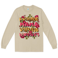 Mushroom praying mama raising warriors Long Sleeve Tee - JahusDesignShop