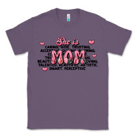 Lavender she is mom compliment words Classic Tee - JahusDesignShop
