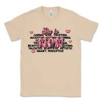 Mushroom she is mom compliment words Classic Tee - JahusDesignShop