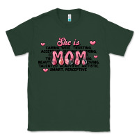 Sports Green she is mom compliment words Classic Tee - JahusDesignShop