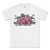 White she is mom compliment words Classic Tee - JahusDesignShop