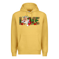 Antique Gold Love And Santa With Gift Boxes Premium Hoodie - BundleAndBundleShop