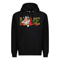 Black Love And Santa With Gift Boxes Premium Hoodie - BundleAndBundleShop
