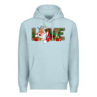 Blue Mist Love And Santa With Gift Boxes Premium Hoodie - BundleAndBundleShop