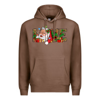 Chestnut Love And Santa With Gift Boxes Premium Hoodie - BundleAndBundleShop