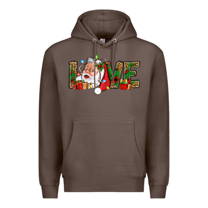 Love And Santa With Gift Boxes Premium Hoodie by BundleAndBundleShop | Teevron