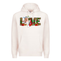 Pale Pink Love And Santa With Gift Boxes Premium Hoodie - BundleAndBundleShop