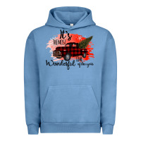 Pigment Pebble Blue It s The Most Wonderful Time Of The Year Urban Hoodie - Bettercallsaul
